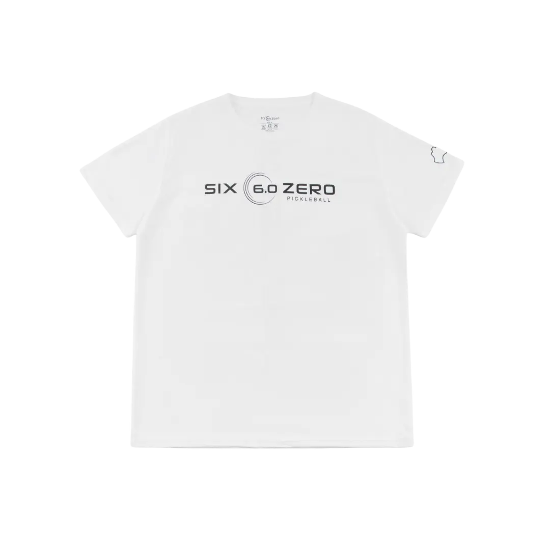 Six Zero Performance Sport Shirt - GO NEXT LEVEL Full Chest Logo GO NEXT LEVEL White