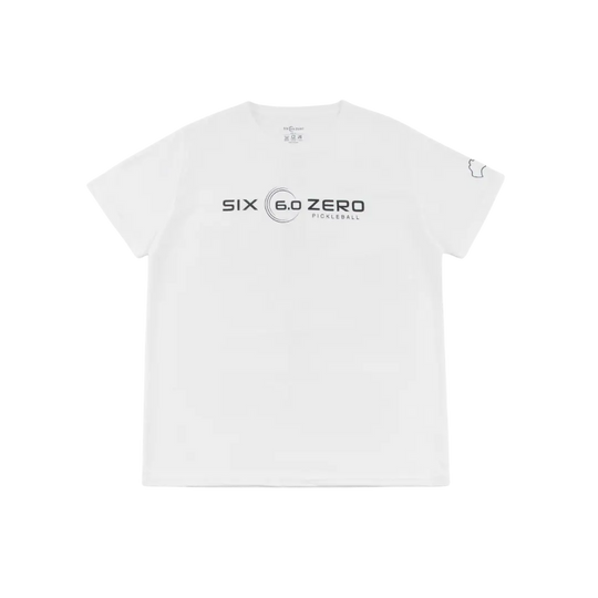 Six Zero Performance Sport Shirt - GO NEXT LEVEL Full Chest Logo GO NEXT LEVEL White