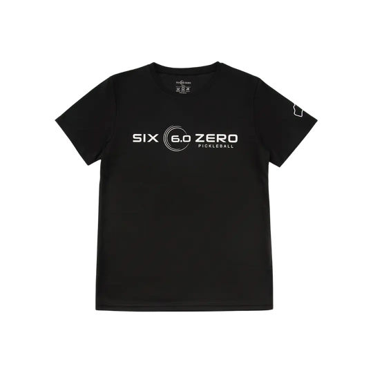 Six Zero Performance Sport Shirt - GO NEXT LEVEL Full Chest Logo GO NEXT LEVEL Black